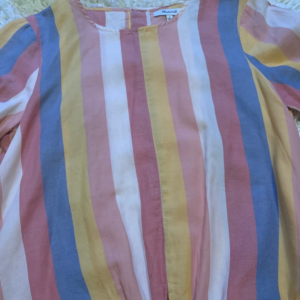 Madewell Retro Stripes Tie Tee